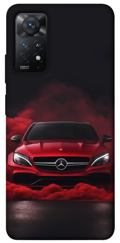 Чохол itsPrint Red Mercedes для Xiaomi Redmi Note 11 Pro 4G/5G, авто, купити оптом з доставкою
