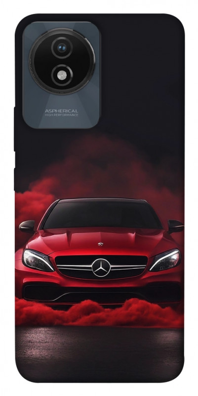 Чехол itsPrint Red Mercedes для Vivo Y02, авто, купить оптом с доставкой
