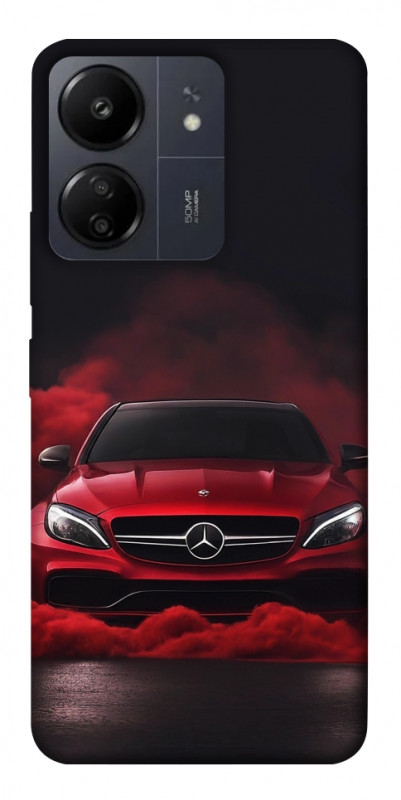 Чохол itsPrint Red Mercedes для Xiaomi Redmi 13C, авто, купити оптом з доставкою