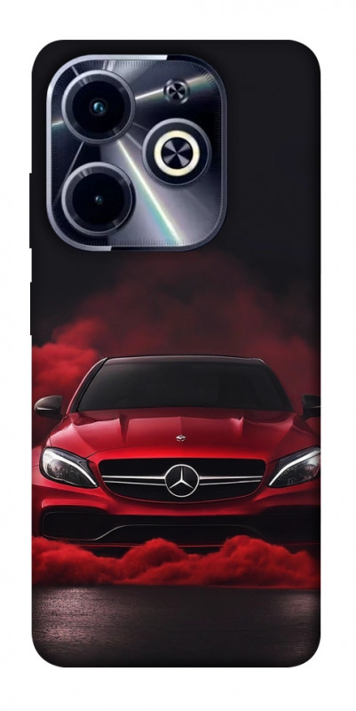 Чехол itsPrint Red Mercedes для Infinix Hot 40i, авто, купить оптом с доставкой