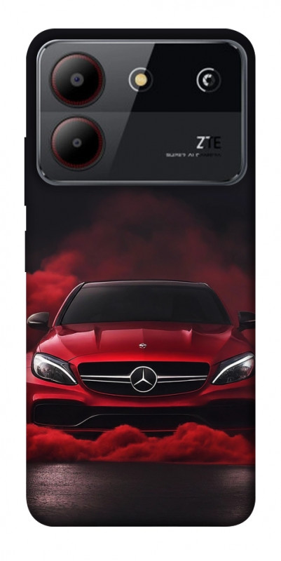 Чехол itsPrint Red Mercedes для ZTE Blade A54 4G, авто, купить оптом с доставкой