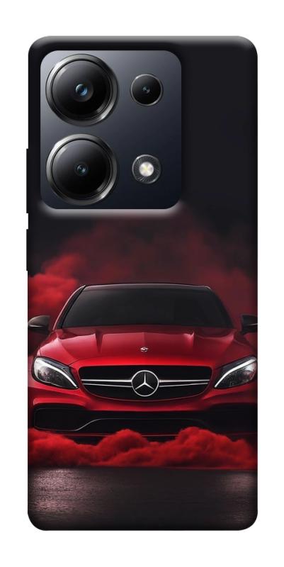 Чехол itsPrint Red Mercedes для Xiaomi Redmi 13 4G / Poco M6 4G, авто, купить оптом с доставкой