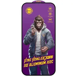 Защитное стекло 5D Anti-static Purple (тех.пак) для Apple iPhone 17 Air (6.5")