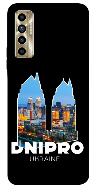 Чехол itsPrint Dnipro для TECNO Camon 17P, love ukraine, купить оптом с доставкой