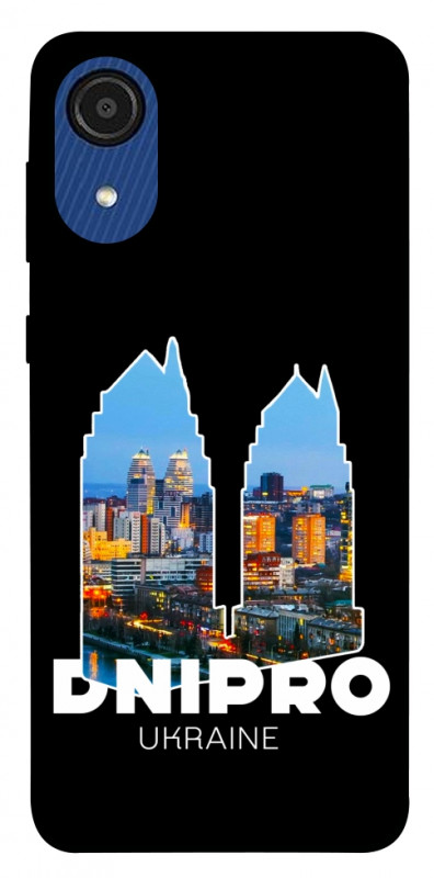 Чохол itsPrint Dnipro для Samsung Galaxy A03 Core, love ukraine, купити оптом з доставкою