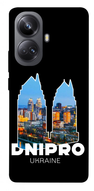 Чохол itsPrint Dnipro для Realme 10 Pro+, love ukraine, купити оптом з доставкою