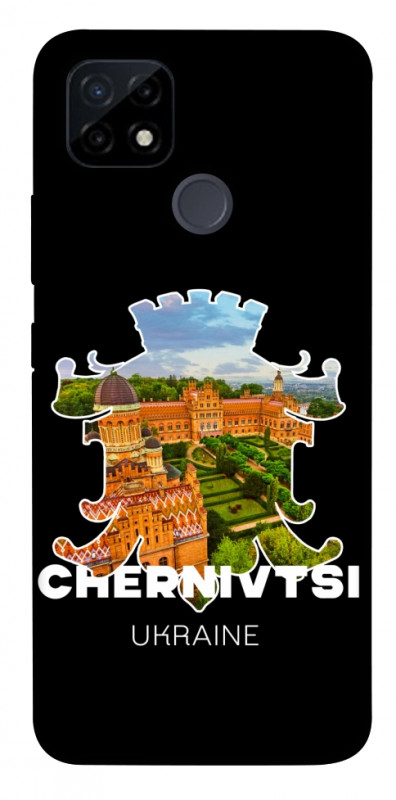 Чехол itsPrint Chernivtsi для Realme C21Y, love ukraine, купить оптом с доставкой