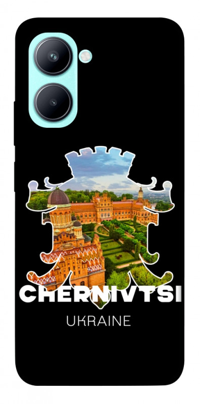 Чехол itsPrint Chernivtsi для Realme C33, love ukraine, купить оптом с доставкой