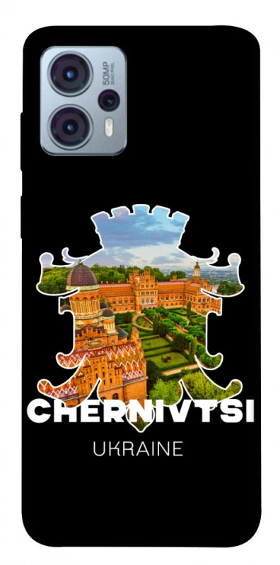 Чехол itsPrint Chernivtsi для Motorola Moto G23, love ukraine, купить оптом с доставкой