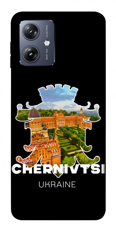Чехол itsPrint Chernivtsi для Motorola Moto G54, love ukraine, купить оптом с доставкой