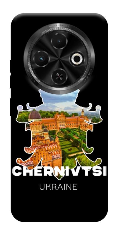 Чохол itsPrint Chernivtsi для TECNO Spark 30C, love ukraine, купити оптом з доставкою