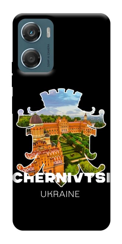 Чехол itsPrint Chernivtsi для Motorola Moto G06, love ukraine, купить оптом с доставкой