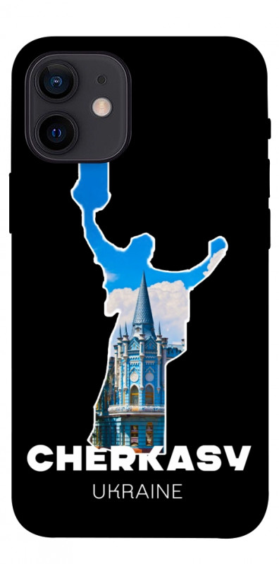Чохол itsPrint Cherkasy для Apple iPhone 12 mini (5.4"), love ukraine, купити оптом з доставкою