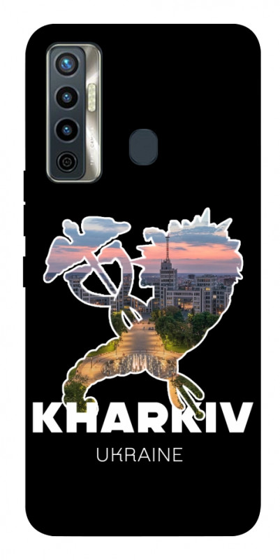 Чохол itsPrint Kharkiv для TECNO Camon 17 Pro, love ukraine, купити оптом з доставкою
