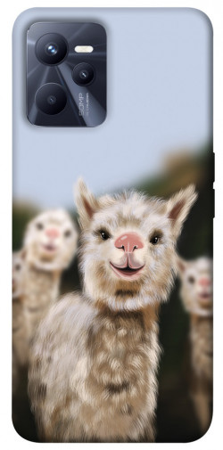 Чохол itsPrint Funny llamas для Realme C35