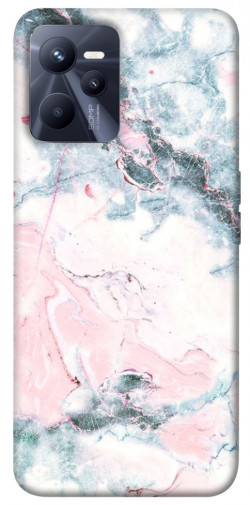 Чехол itsPrint Розово-голубой мрамор для Realme C35