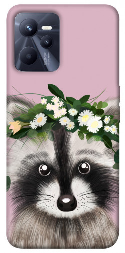 Чехол itsPrint Raccoon in flowers для Realme C35