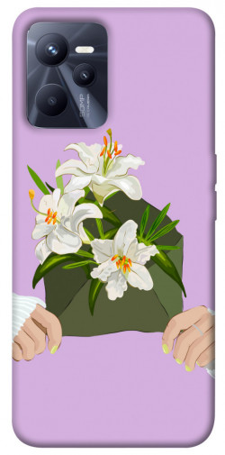 Чехол itsPrint Flower message для Realme C35