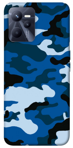 Чехол itsPrint Синий камуфляж 3 для Realme C35