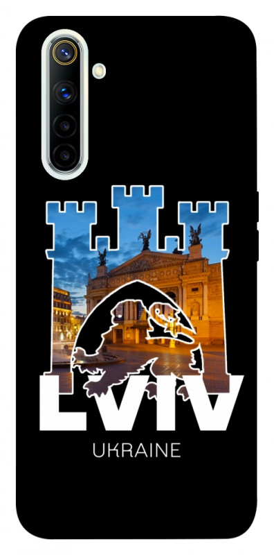 Чехол itsPrint Lviv для Realme 6, love ukraine, купить оптом с доставкой