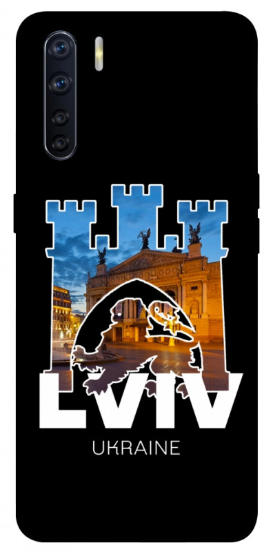 Чехол itsPrint Lviv для Oppo A91, love ukraine, купить оптом с доставкой