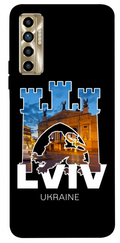 Чехол itsPrint Lviv для TECNO Camon 17P, love ukraine, купить оптом с доставкой