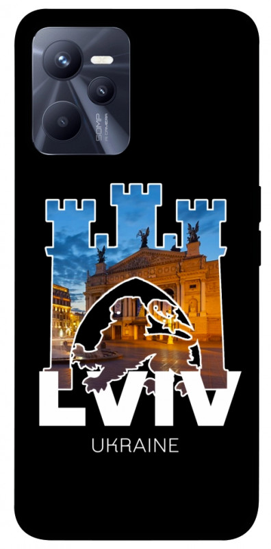 Чехол itsPrint Lviv для Realme C35, love ukraine, купить оптом с доставкой