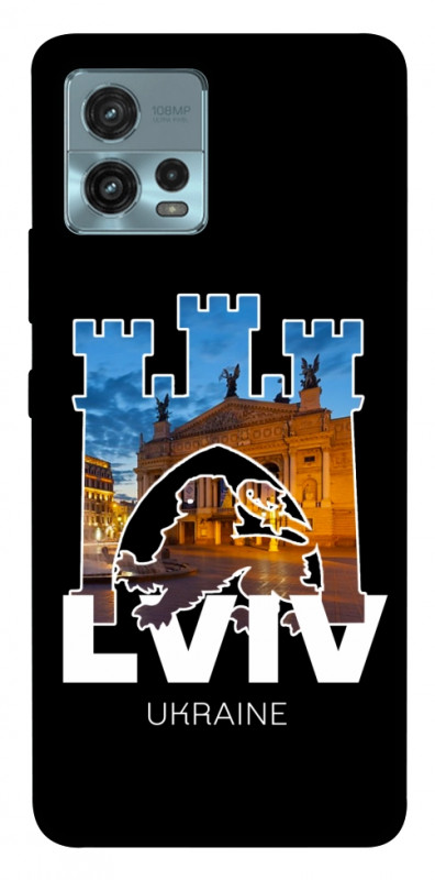 Чехол itsPrint Lviv для Motorola Moto G72, love ukraine, купить оптом с доставкой