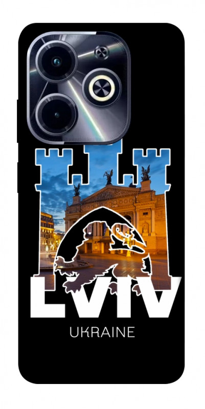 Чехол itsPrint Lviv для Infinix Hot 40i, love ukraine, купить оптом с доставкой