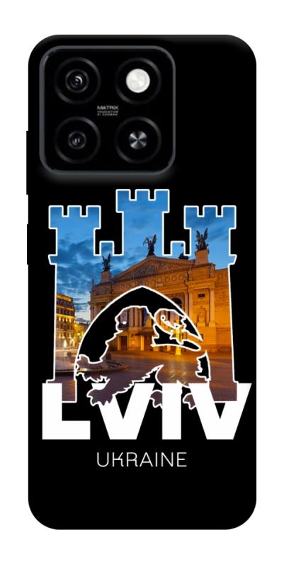 Чехол itsPrint Lviv для ZTE Blade A55 4G, love ukraine, купить оптом с доставкой