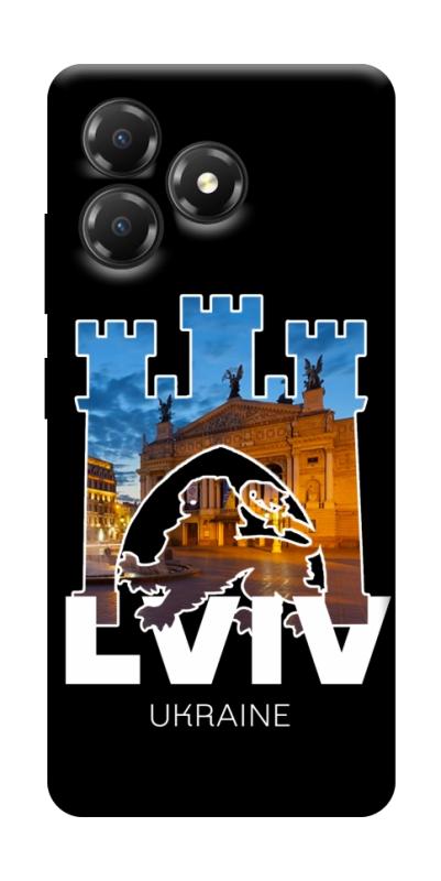 Чохол itsPrint Lviv для ZTE Blade A36, love ukraine, купити оптом з доставкою