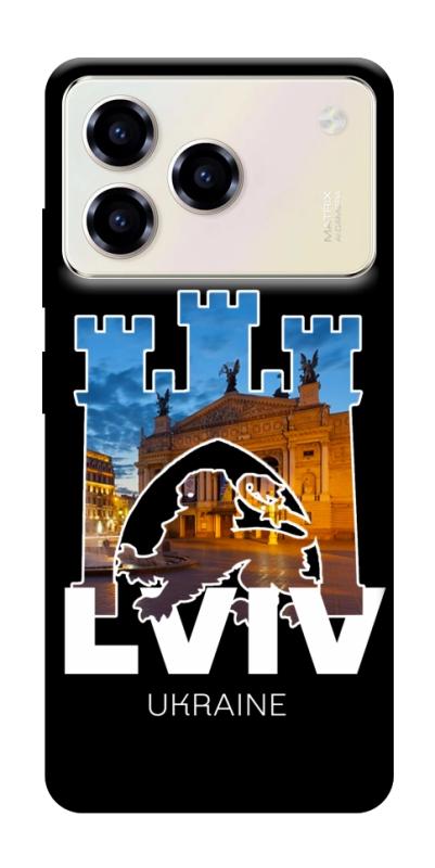 Чехол itsPrint Lviv для ZTE Blade A76, love ukraine, купить оптом с доставкой