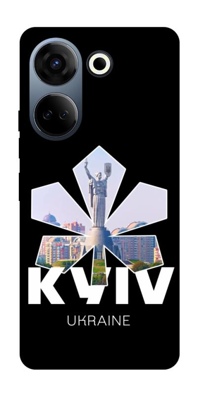 Чехол itsPrint Kyiv для TECNO Camon 20 Pro (CK7n), love ukraine, купить оптом с доставкой