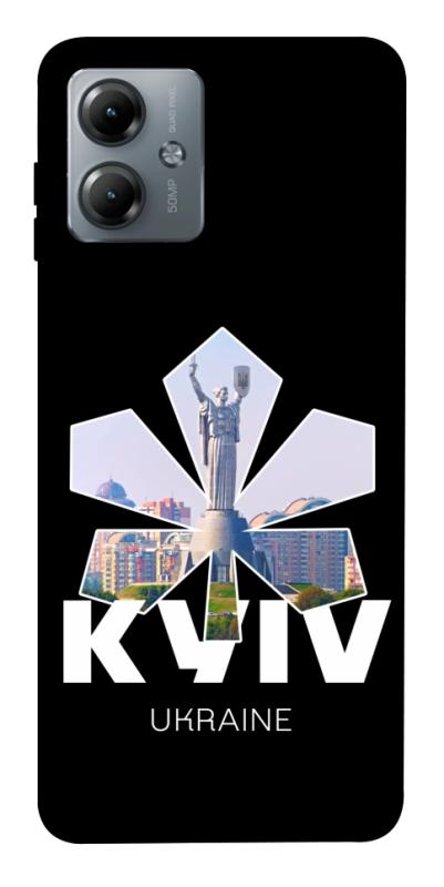 Чехол itsPrint Kyiv для Motorola Moto G14, love ukraine, купить оптом с доставкой