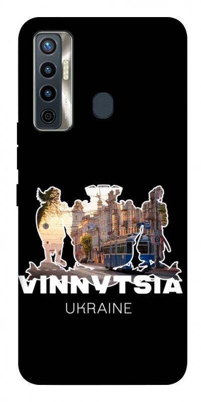 Чохол itsPrint Vinnytsia для TECNO Camon 17 Pro, love ukraine, купити оптом з доставкою