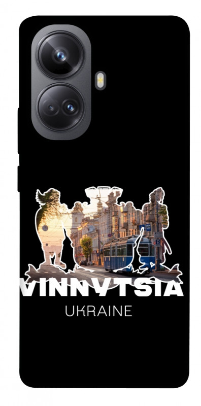 Чехол itsPrint Vinnytsia для Realme 10 Pro+, love ukraine, купить оптом с доставкой