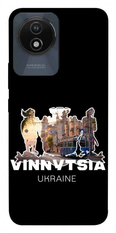 Чехол itsPrint Vinnytsia для Vivo Y02, love ukraine, купить оптом с доставкой