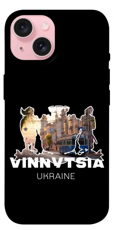 Чехол itsPrint Vinnytsia для Apple iPhone 15 (6.1"), love ukraine, купить оптом с доставкой