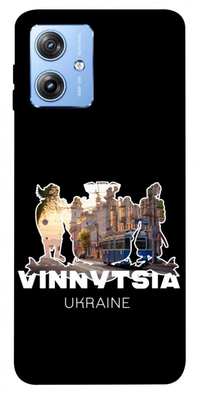 Чохол itsPrint Vinnytsia для Motorola Moto G84, love ukraine, купити оптом з доставкою