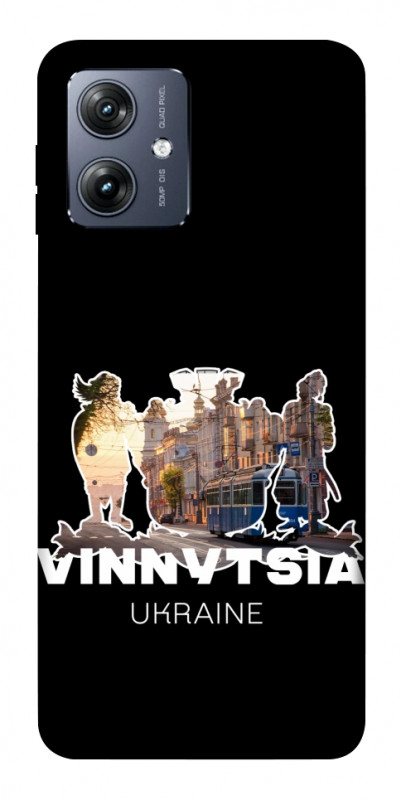 Чехол itsPrint Vinnytsia для Motorola Moto G54, love ukraine, купить оптом с доставкой