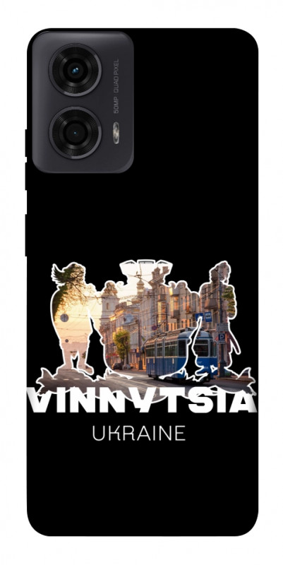 Чехол itsPrint Vinnytsia для Motorola Moto G24, love ukraine, купить оптом с доставкой