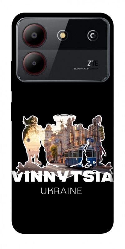 Чехол itsPrint Vinnytsia для ZTE Blade A54 4G, love ukraine, купить оптом с доставкой