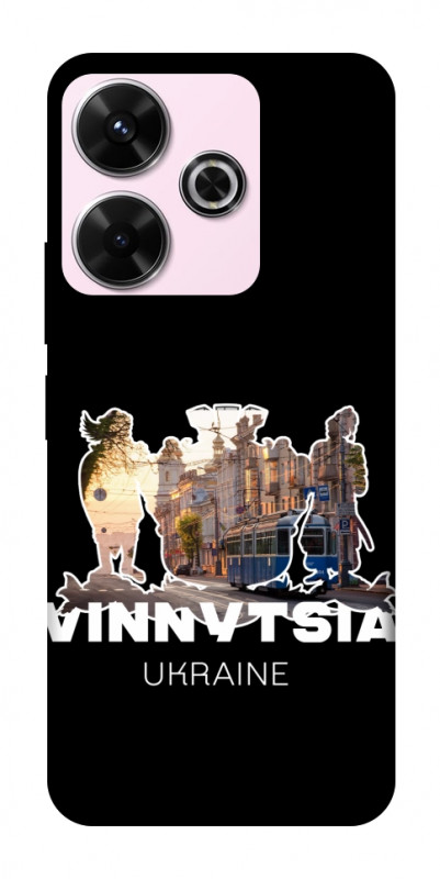 Чехол itsPrint Vinnytsia для Xiaomi Redmi 13 4G / Poco M6 4G, love ukraine, купить оптом с доставкой