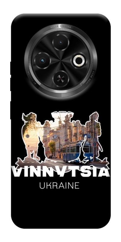 Чохол itsPrint Vinnytsia для TECNO Spark 30C, love ukraine, купити оптом з доставкою