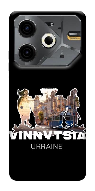 Чехол itsPrint Vinnytsia для TECNO Pova 6 Neo (LI6), love ukraine, купить оптом с доставкой