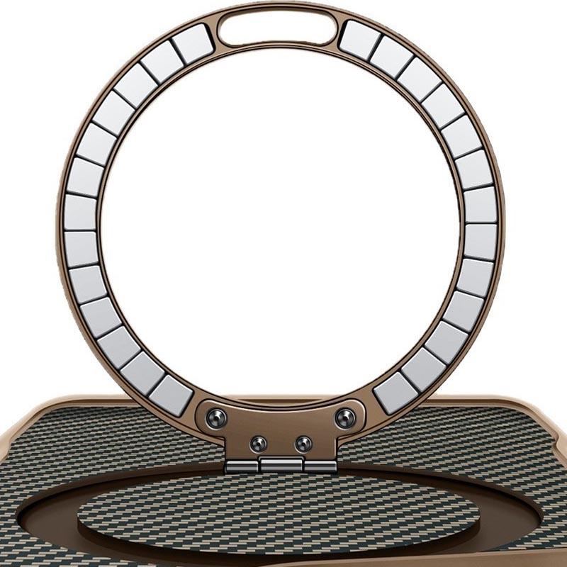 Чехол Metal Buttons with MagSafe Carbon Ring для Apple iPhone 17 Pro Max (6.9) | С кольцом-подставкой на картинке №2