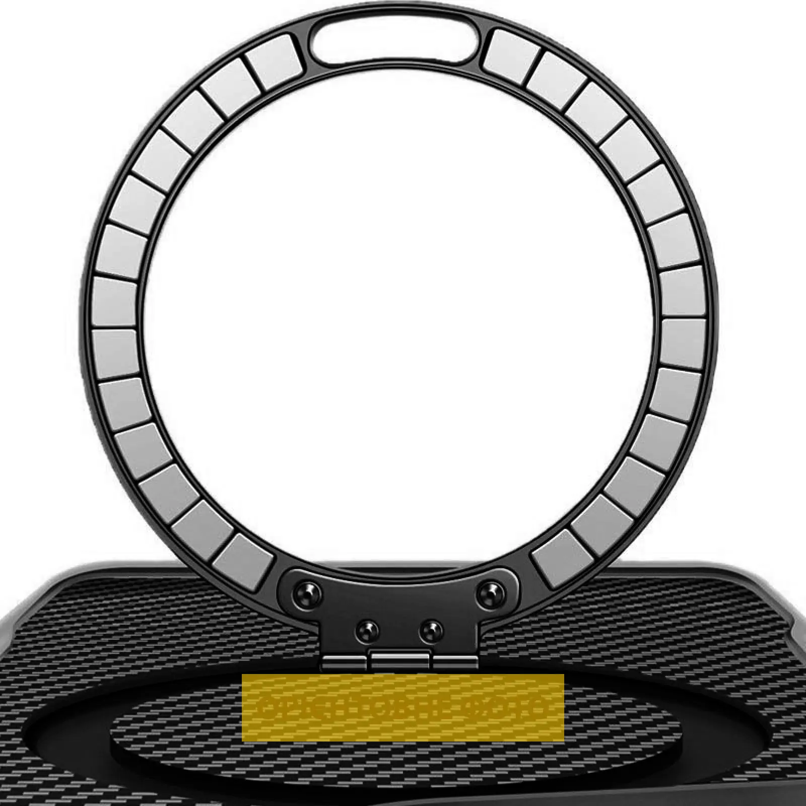 TPU+PC чехол Metal Buttons with MagSafe Carbon Ring для Apple iPhone 17 Air (6.5"), Черный 1, TPU+PC, купить оптом с доставкой