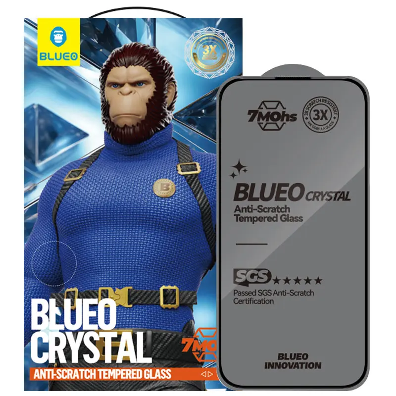 Защитное 2.5D стекло Blueo Crystal Anti-Scratch для Apple iPhone 17 / 17 Pro (6.3"), Закаленное стекло, купить оптом с доставкой