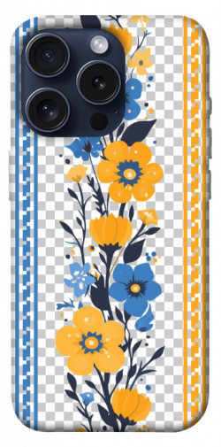 Чехол itsPrint Вышиванка 1 для Apple iPhone 15 Pro (6.1")