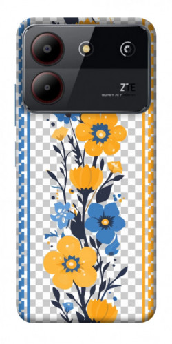 Чехол itsPrint Вышиванка 1 для ZTE Blade A54 4G